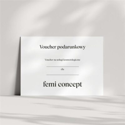 Voucher na usługi kosmetologiczne
